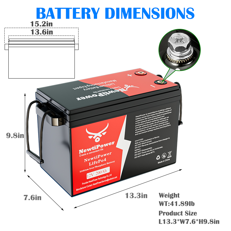 بطارية نيويت باور 12 فولت 200  - مراجعة Rv Lithium Battery 200Ah وسعره