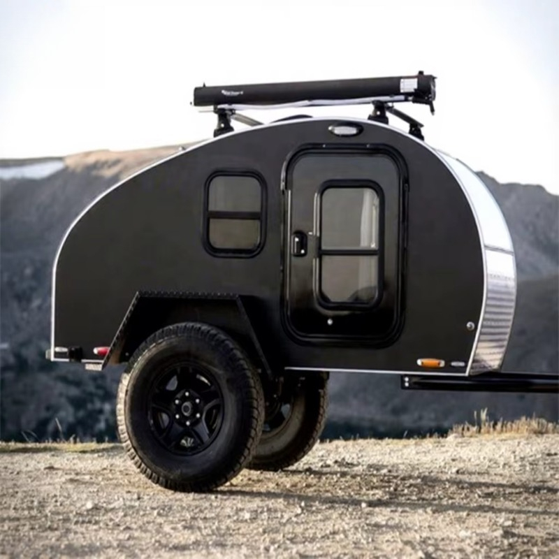 مقطورة تخييم على شكل قطرة ماء  - مراجعة Camper Trailer Roof Rack وسعره
