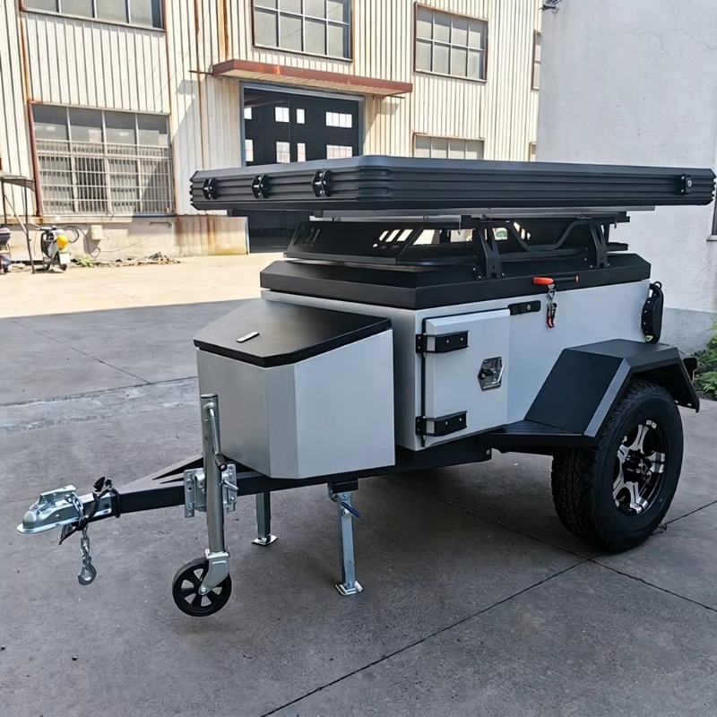 مقطورة تخييم للطرق الوعرة مع خ - مراجعة Off Road Camper Trailer Tent وسعره