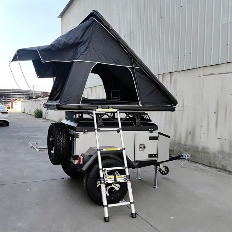 مقطورة تخييم للطرق الوعرة مع خ - مراجعة Off Road Camper Trailer Tent وسعره