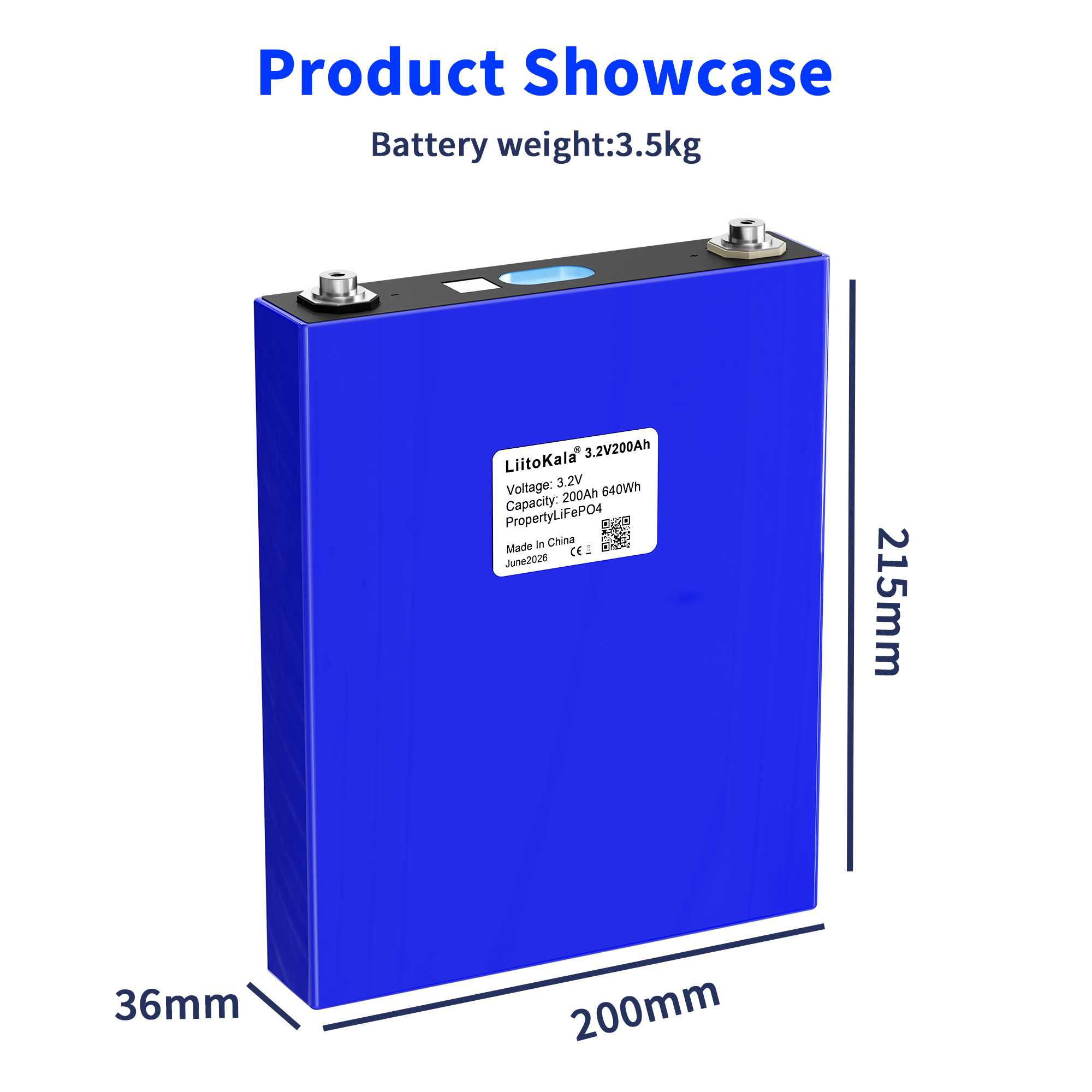 بطارية LiitoKala 3.2 فولت 200  - مراجعة Rv Lithium Battery 200Ah وسعره