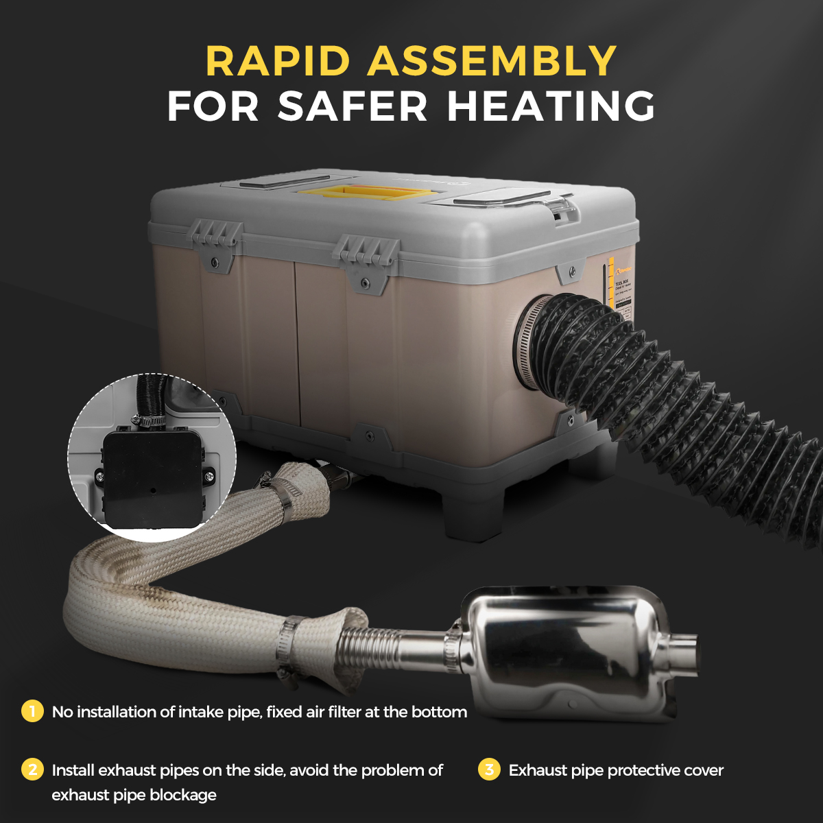 سونستر 8 كيلو واط 12 فولت/110- - مراجعة Rv Diesel Heater 12V وسعره