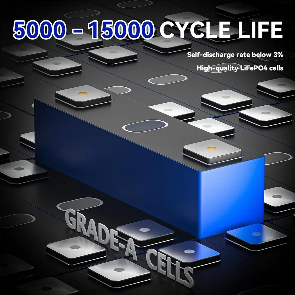 بطارية ليثيوم فوسفات الحديد 24 - مراجعة Rv Lithium Battery 200Ah وسعره
