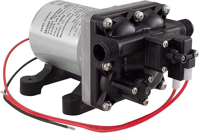 مضخة شورفلو باي باس 4008-101-A - مراجعة Rv Water Pump 12V 55Psi وسعره