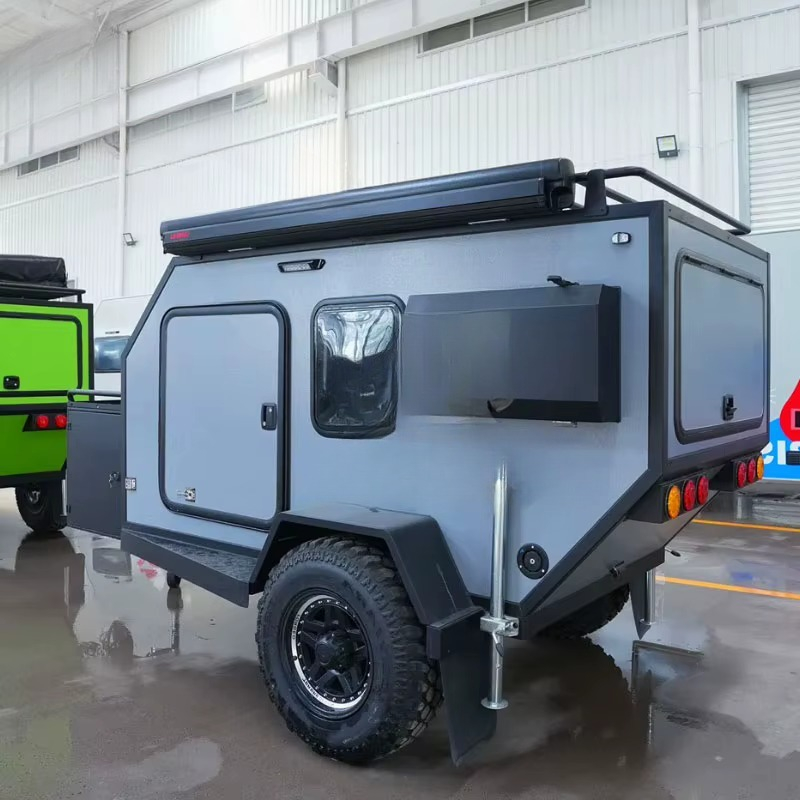مقطورة خفيفة، فاينسترا، كامبر، - مراجعة Off Road Camper Trailer Tent وسعره