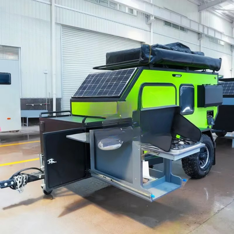 مقطورة خفيفة، فاينسترا، كامبر، - مراجعة Off Road Camper Trailer Tent وسعره