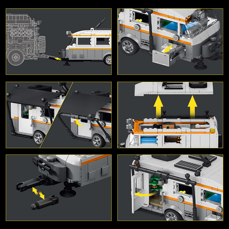 مجموعة مكعبات بناء مقطورة تخيي - مراجعة Off Road Camper Trailer Tent وسعره