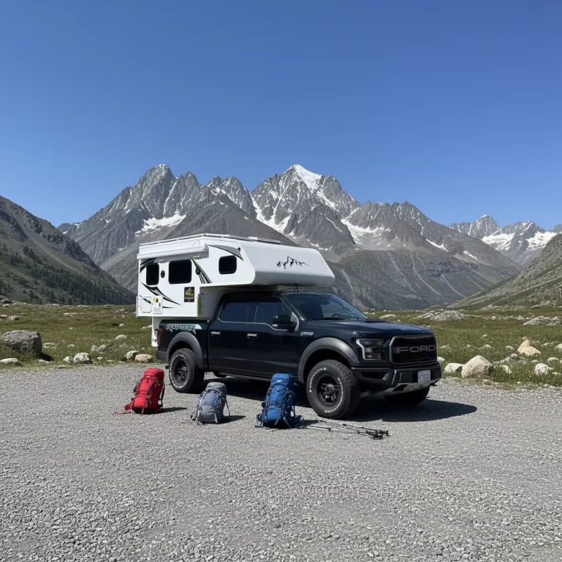 خيمة تخييم خارجية صغيرة حديثة  - مراجعة Off Road Camper Trailer Tent وسعره
