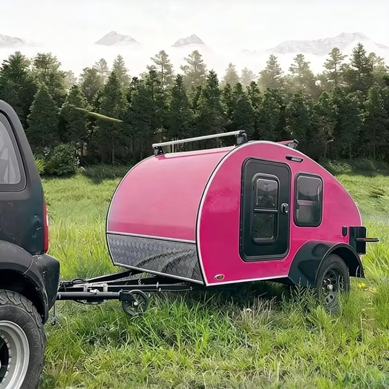 مقطورة تخييم خفيفة الوزن على ش - مراجعة Camper Trailer Roof Rack وسعره