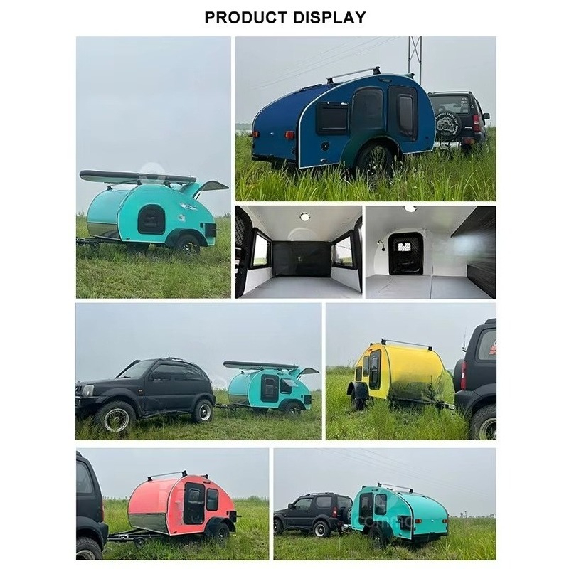 مقطورة تخييم خفيفة الوزن على ش - مراجعة Camper Trailer Roof Rack وسعره