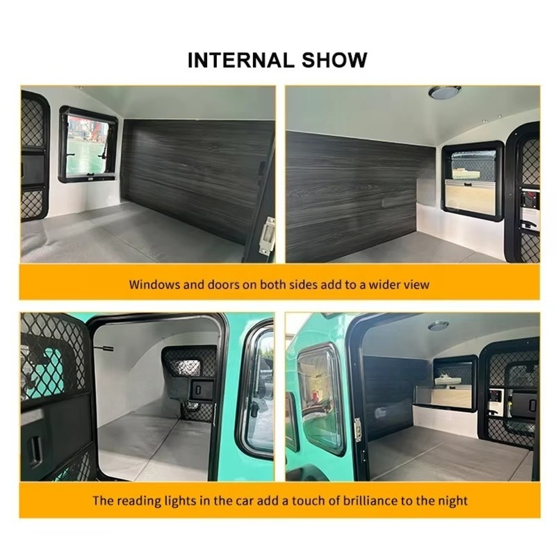 مقطورة تخييم خفيفة الوزن على ش - مراجعة Camper Trailer Roof Rack وسعره
