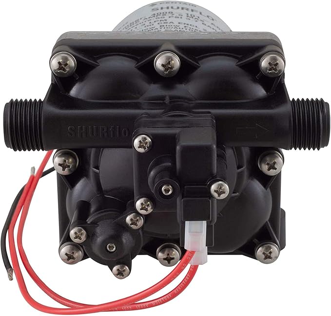 مضخة شورفلو باي باس 4008-101-A - مراجعة Rv Water Pump 12V 55Psi وسعره