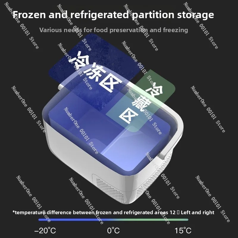 ثلاجة سيارة محمولة بضاغط 12 فو - مراجعة 12V Fridge Freezer Rv وسعره