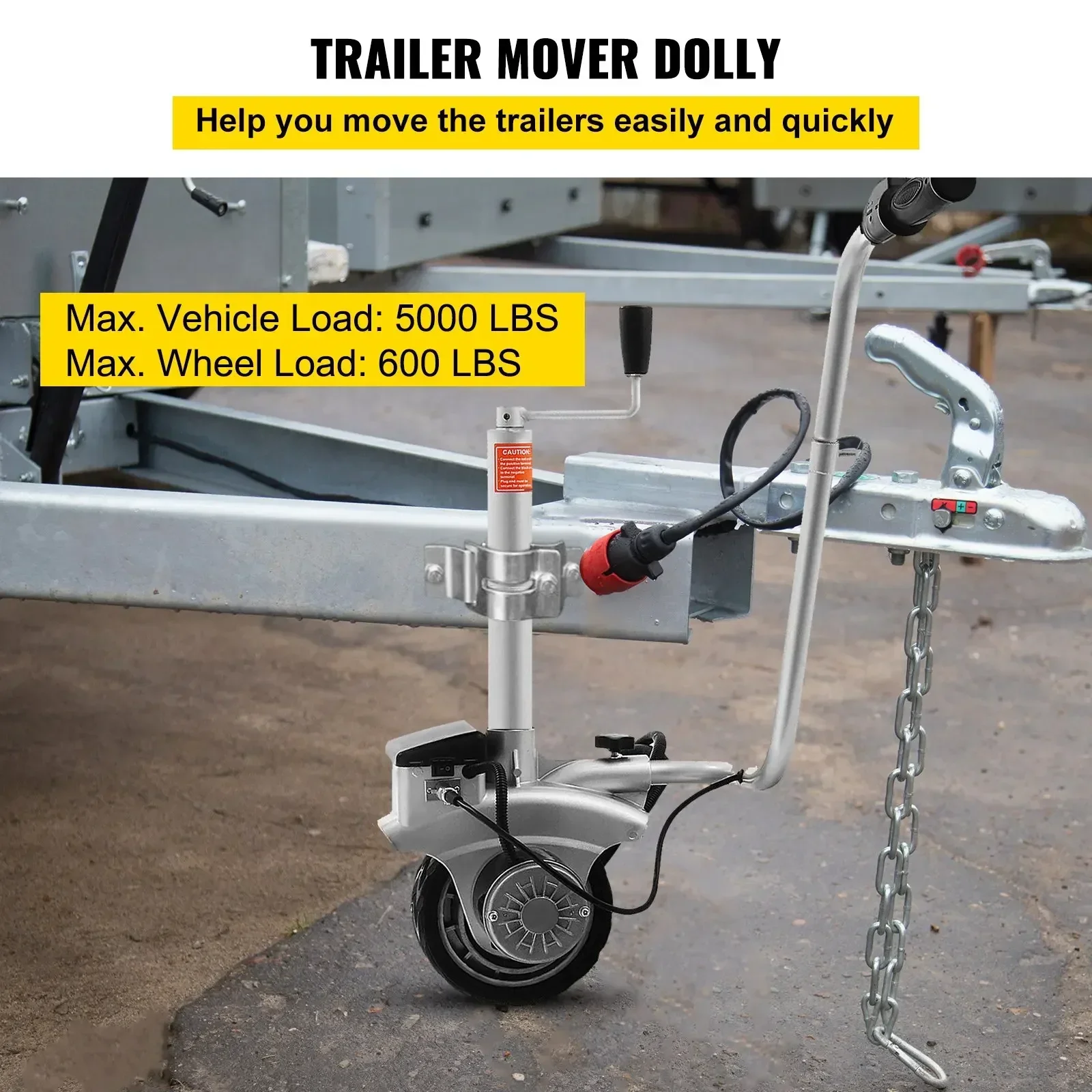 SIHAO 350 واط 12 فولت بمحركات  - مراجعة Camper Trailer Jockey Wheel وسعره