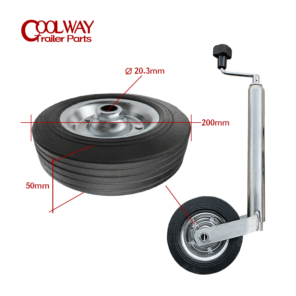 200X50 مللي متر استبدال عجلة ا - مراجعة Camper Trailer Jockey Wheel وسعره