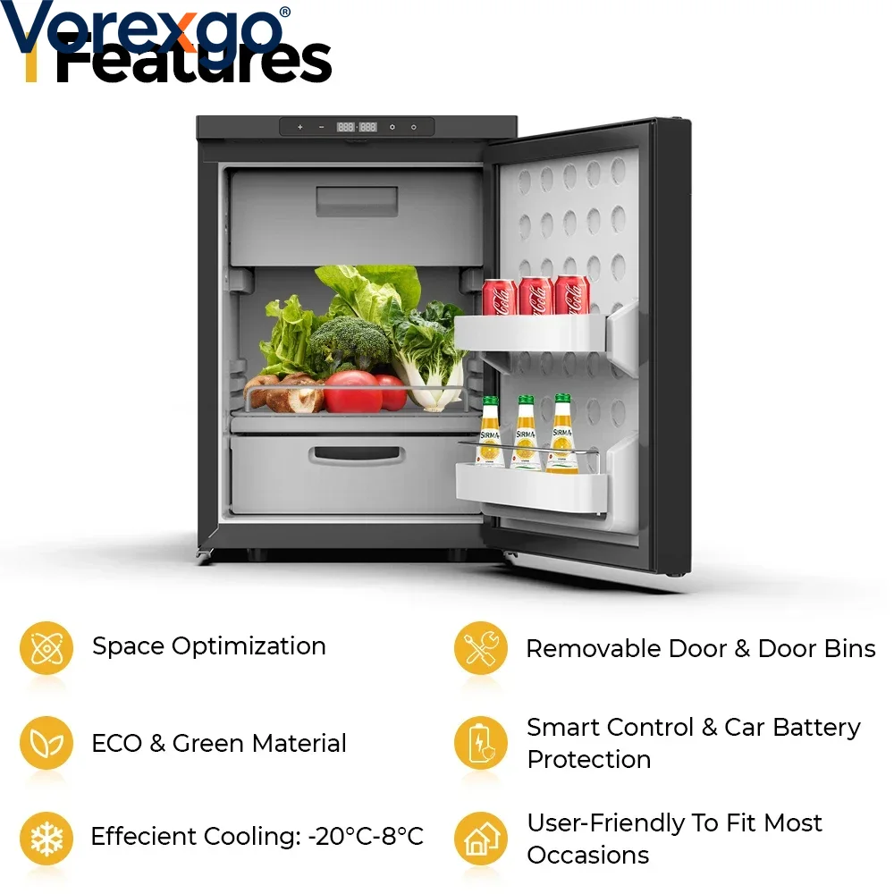 ثلاجة CR50X Alpicool للمركبات  - مراجعة 12V Fridge Freezer Rv وسعره