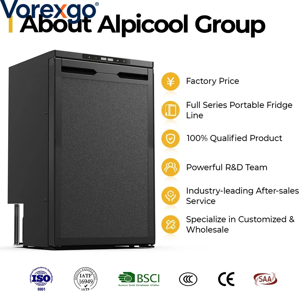 ثلاجة CR50X Alpicool للمركبات  - مراجعة 12V Fridge Freezer Rv وسعره