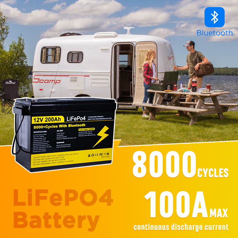 بطارية ليثيوم فوسفات الحديد (L - مراجعة Rv Lithium Battery 200Ah وسعره