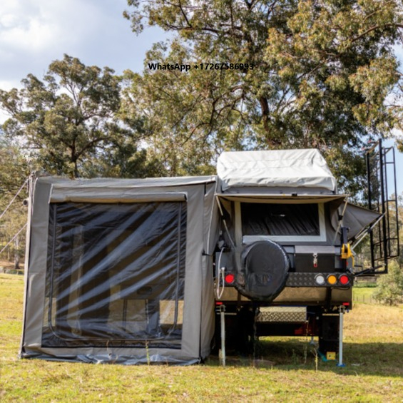 خيمة مقطورة تخييم مسطحة محمولة - مراجعة Off Road Camper Trailer Tent وسعره