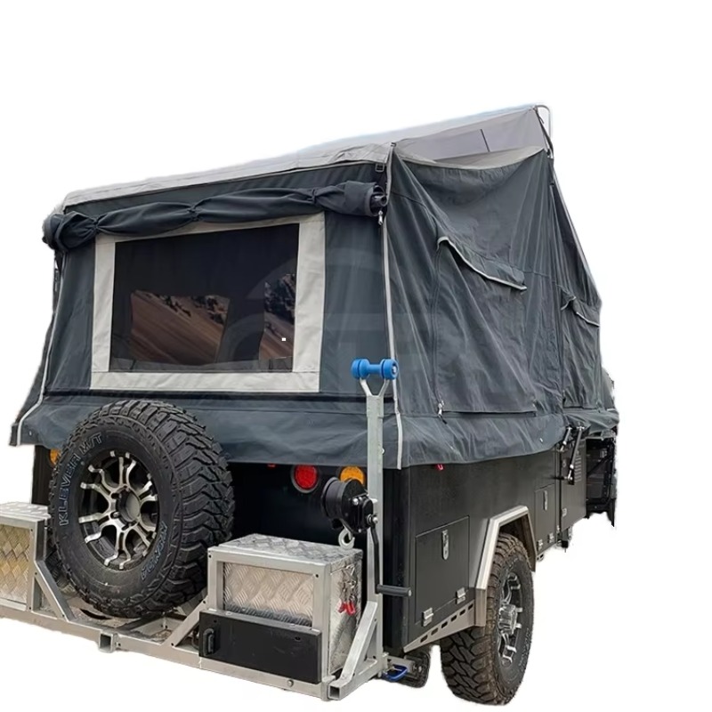 مقطورة تخييم صغيرة مخصصة سيارة - مراجعة Off Road Camper Trailer Tent وسعره