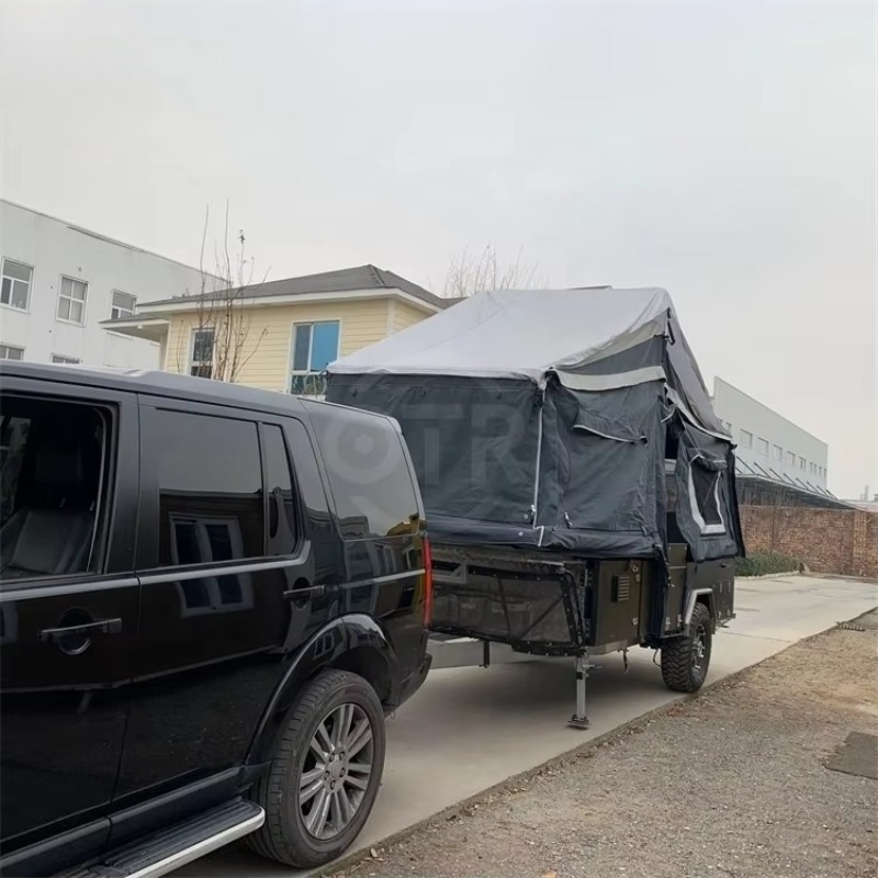 مقطورة تخييم صغيرة مخصصة سيارة - مراجعة Off Road Camper Trailer Tent وسعره