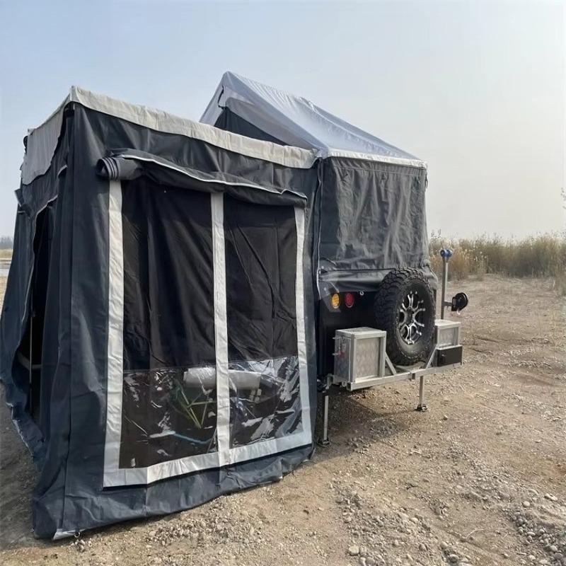 مقطورة تخييم صغيرة مخصصة سيارة - مراجعة Off Road Camper Trailer Tent وسعره
